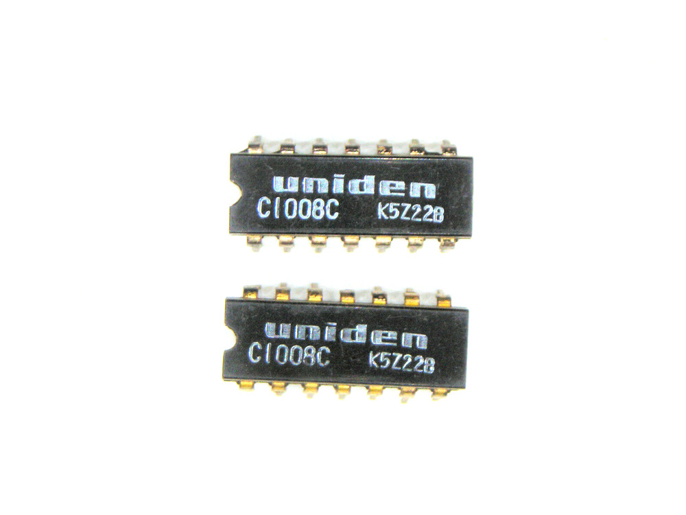 UPC1008C  "Original" NEC Uniden  14P DIP IC  2 pcs