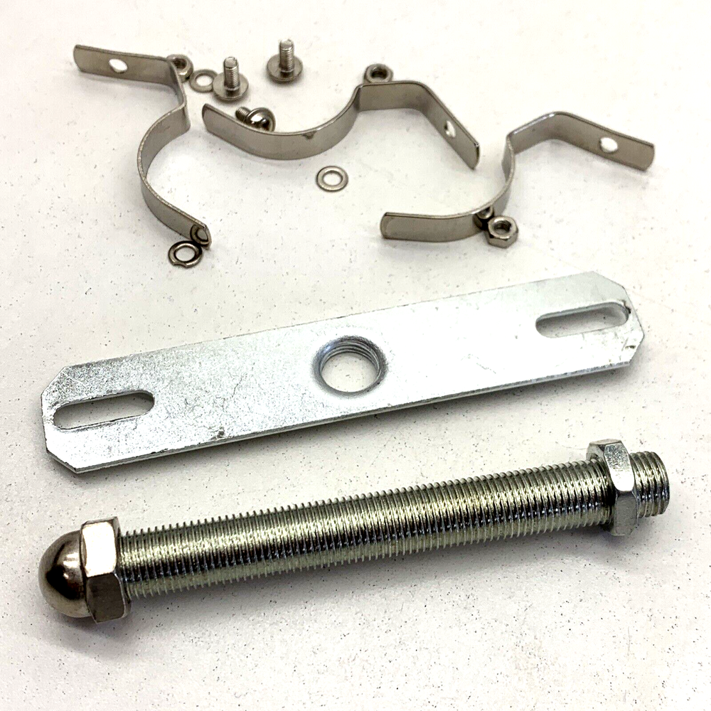 Light Fixture Electric Box Hanging Bracket with Threaded Rod and Clips