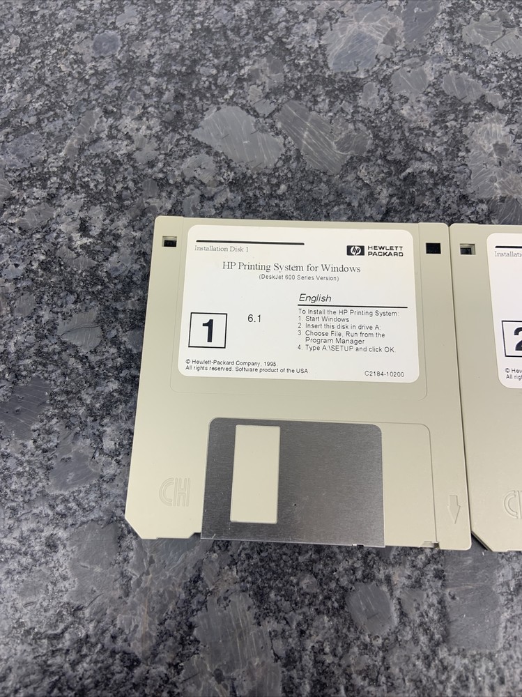 HP Printing System For Windows 3 Disk Set