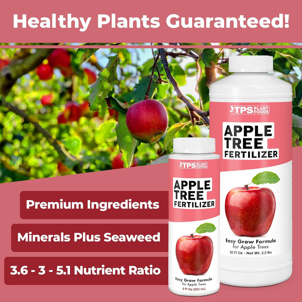 Apple Tree Fertilizer for All Apple, Pear, Nut and Fruit Trees, Liquid Plant Foo