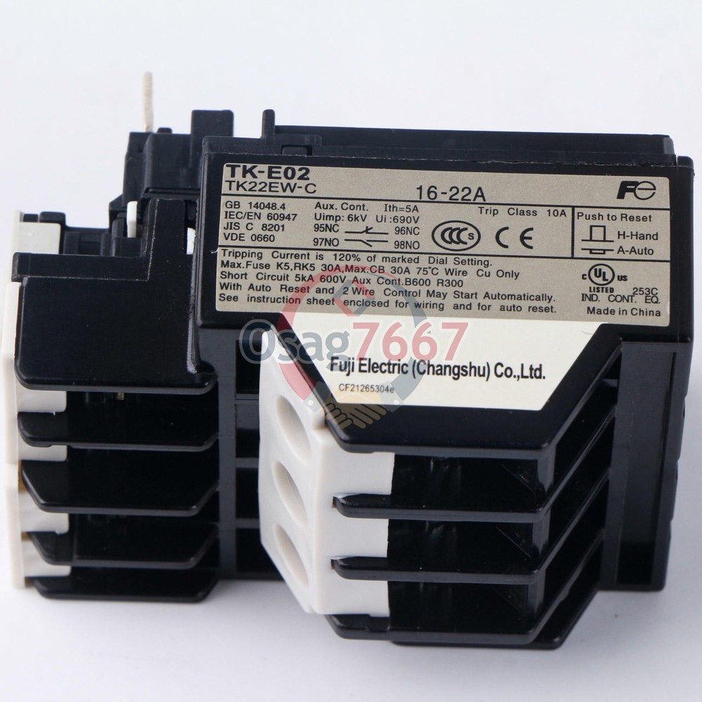 ONE New FUJI Thermal Overload Relay TK-E02 16-22A