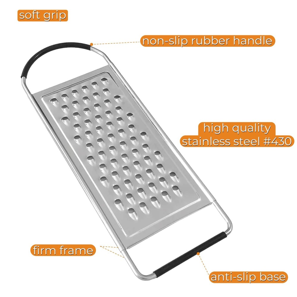 SALT Stainless Steel Coarse Grater Silver