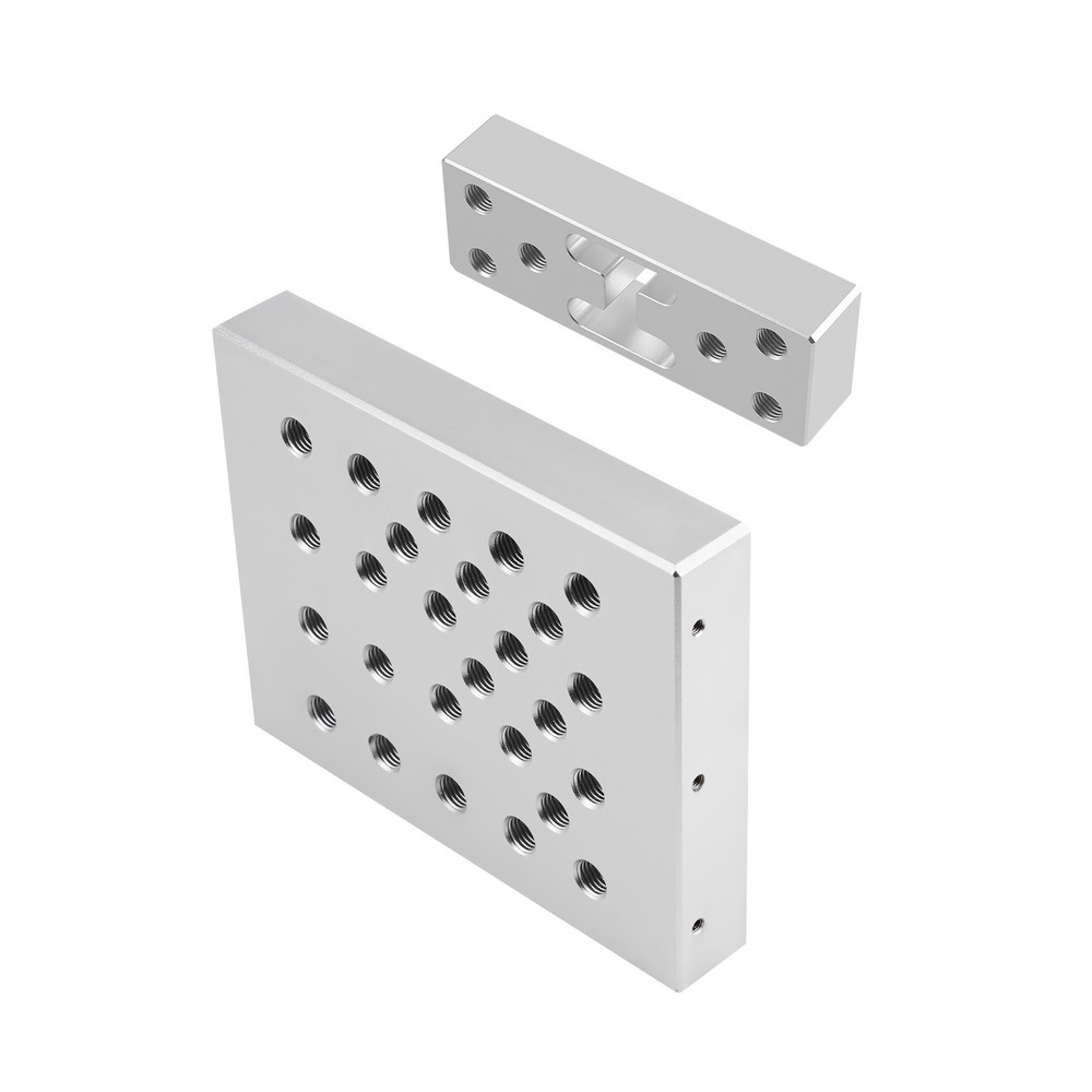 Universal Drill Press Support Block & Plate Tool Set | 30 Ton Capacity Heavy Dut