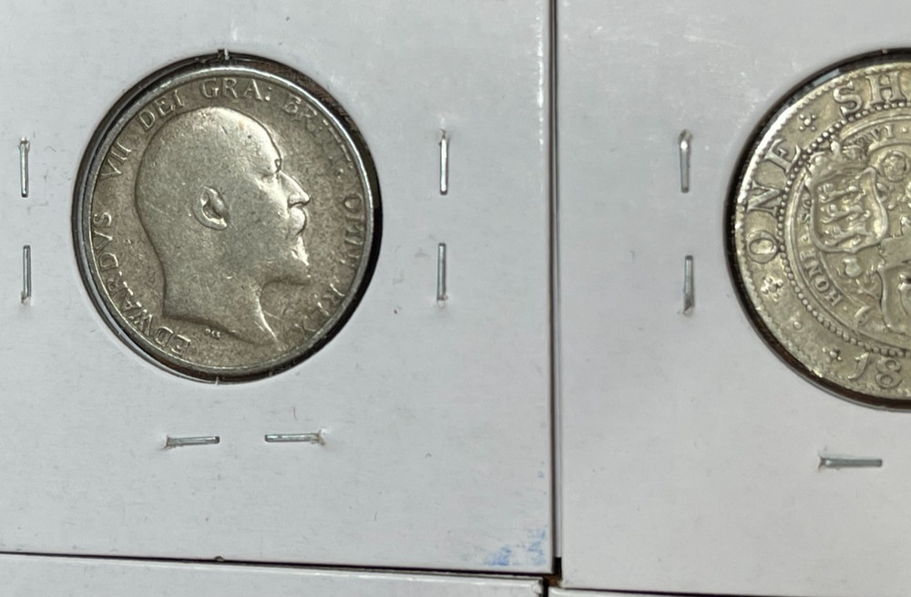 Early Great Britain 4 Silver Coins Lot