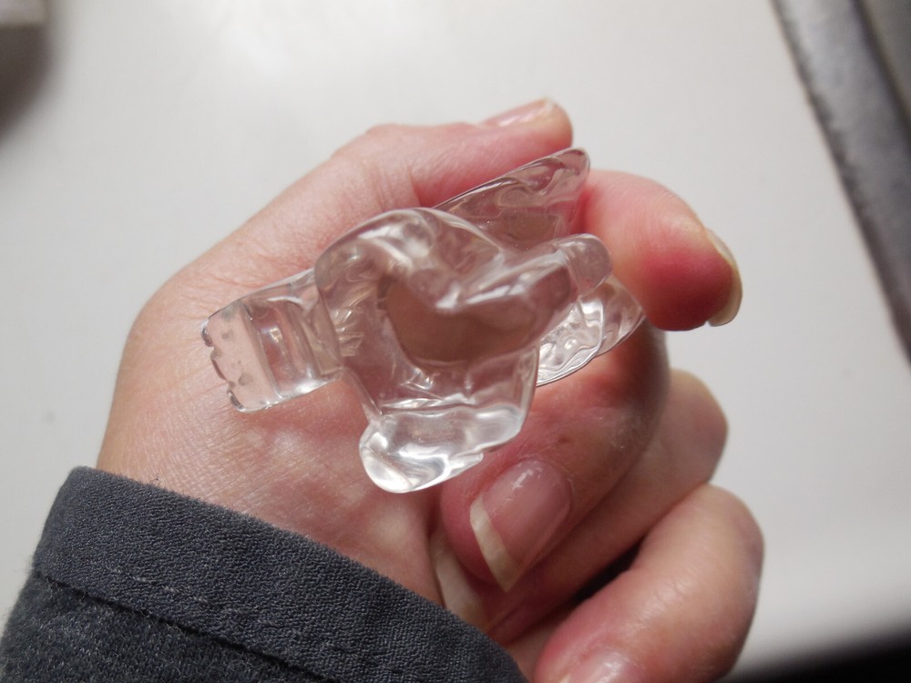 Crystal Carved Griffin Figurine