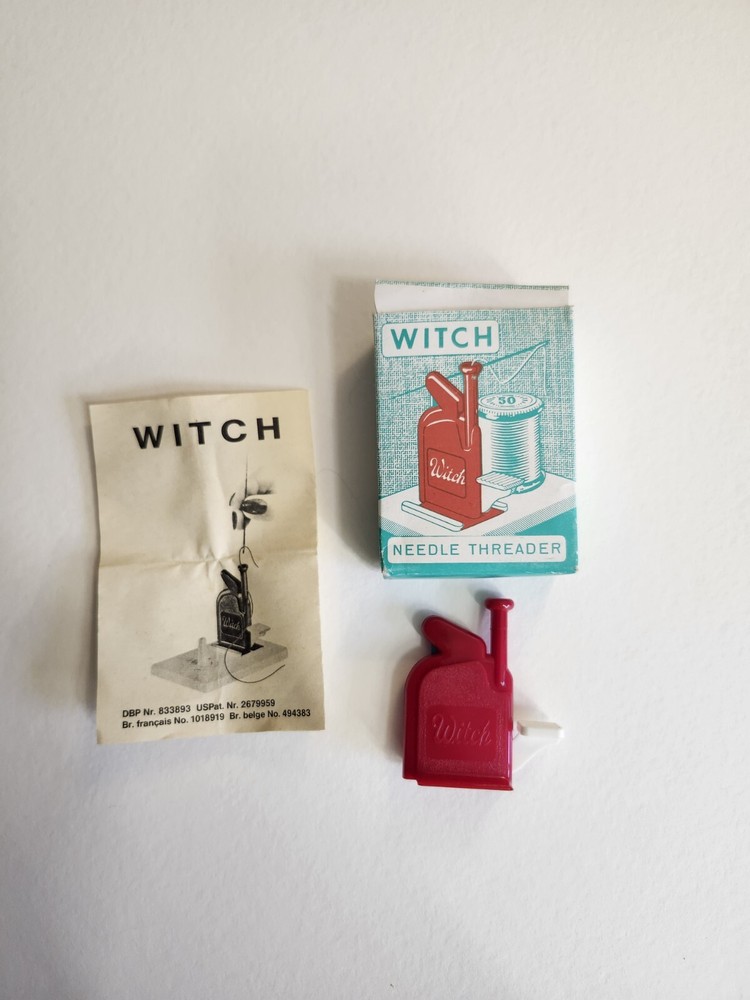 Vintage Witch Automatic Needle Threader w/ lnstructions Germany Open Box