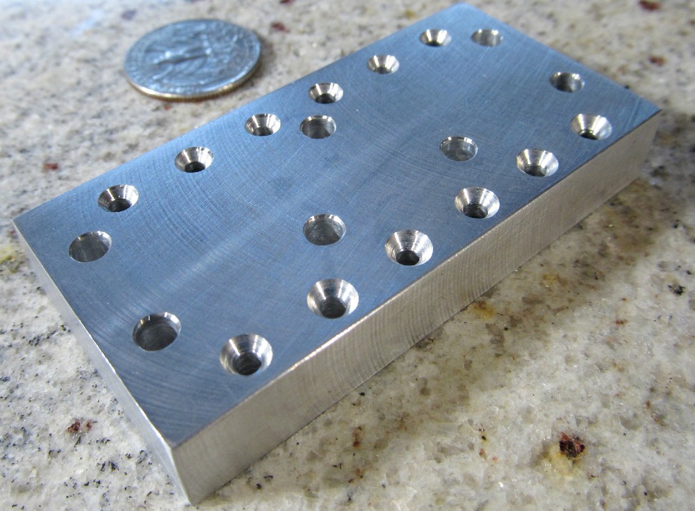 Telecaster Vintage/Modern Bridge String Hole Drilling Guide USA Luthier Made