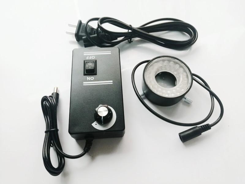 LED Ring Light Source CCD Stereo Microscope Metal Lamp Head Diameter27/48mm