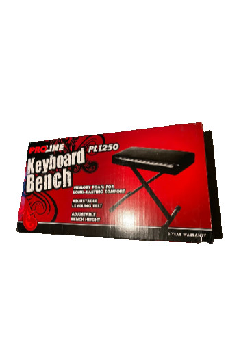 Proline PL1250 Keyboard Bench With Memory Foam