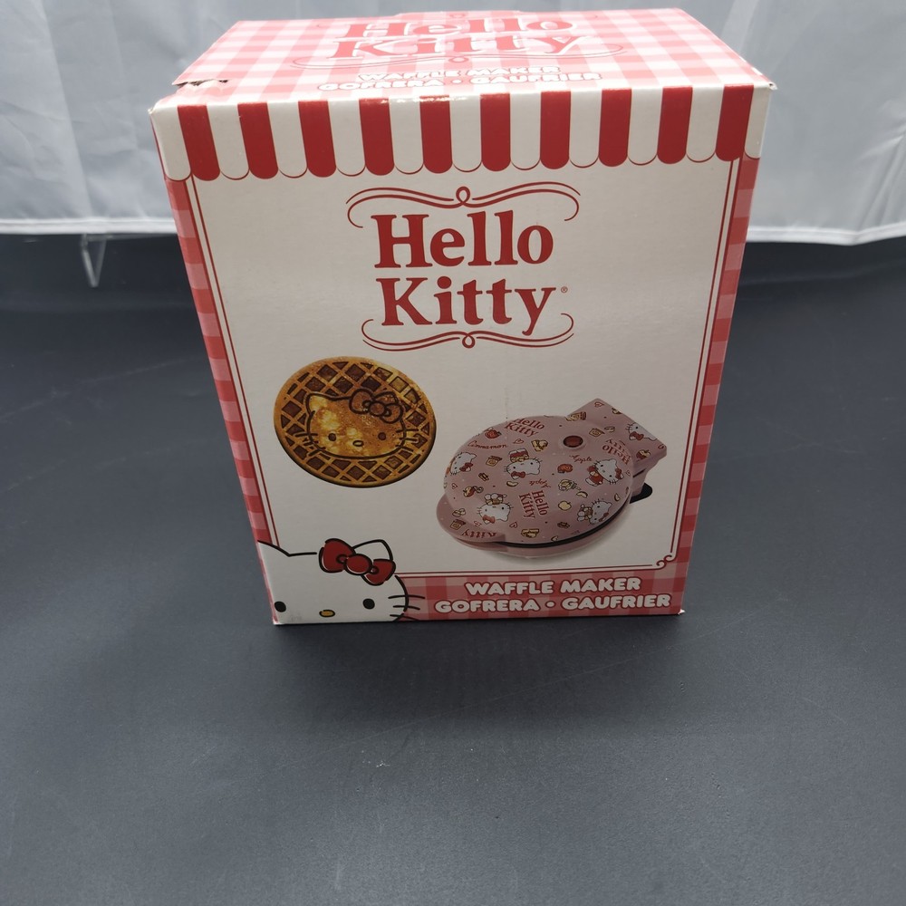 Sanrio Hello Kitty Mini Waffle Maker, Hello Kitty Kitchen Limited Edition, NEW