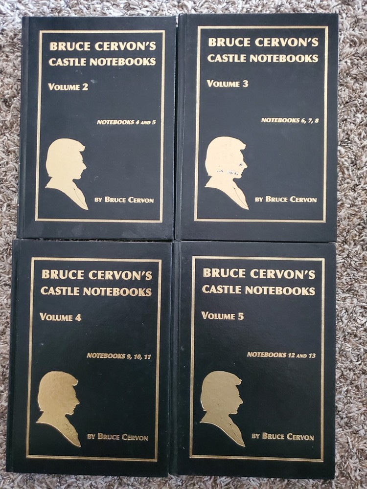 Bruce Cervon Castle Note Books Volume 2-5