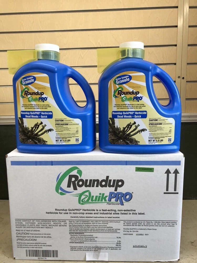 (2 PACK) Roundup Quik Pro 6.8 LB Weed/Grass Killer (QuickPro) - WE SHIP FAST