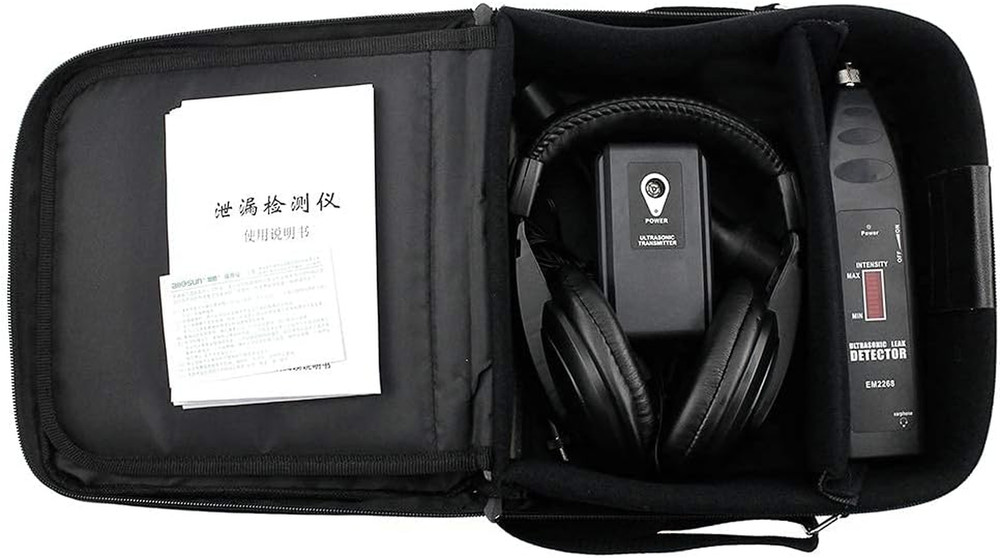 Pro Ultrasonic Leak Detector Transmitter HVAC Automotive Electronic Stethoscope