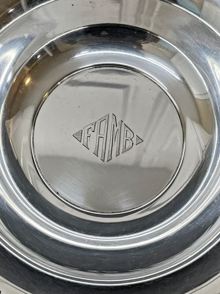 Wallace Sterling Silver Bowl/Dish, #118 Pattern Cut Out Edges 216 Gr.