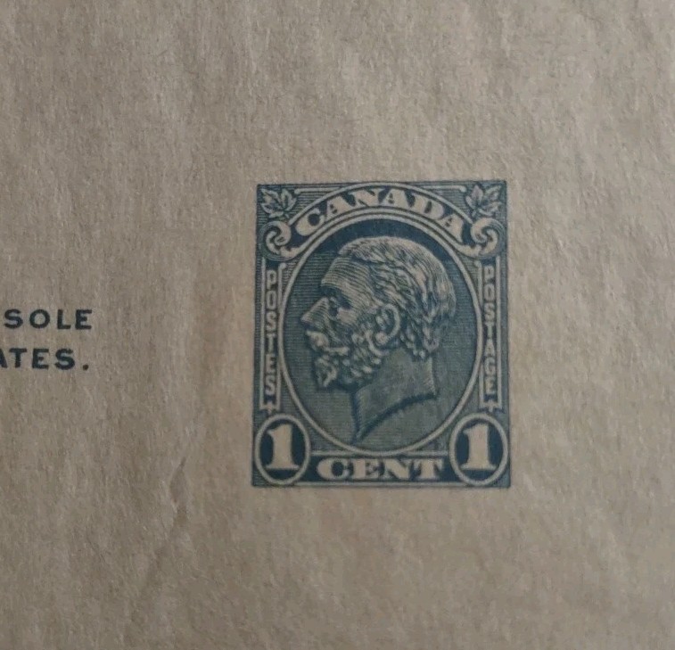 1930's Canada Stationery Wrapper Cover Used