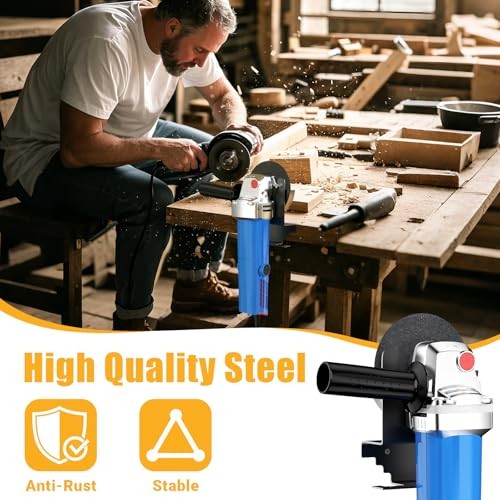 Angle Grinder Holder 4 PCS, Angle Grinder Stand with Discs Hook Rack & Cord
