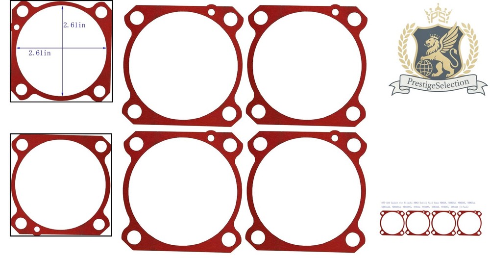 4-Pack Hitachi NR83 Gasket for Optimal Performance - Compatible Models Included