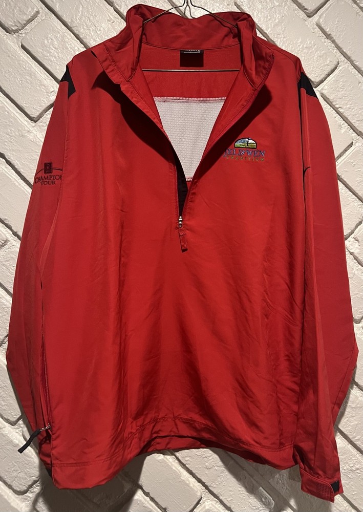 Nike. Jeld-Wen Tradition Golf Jacket. Wind/water resistant pullover. Men's M