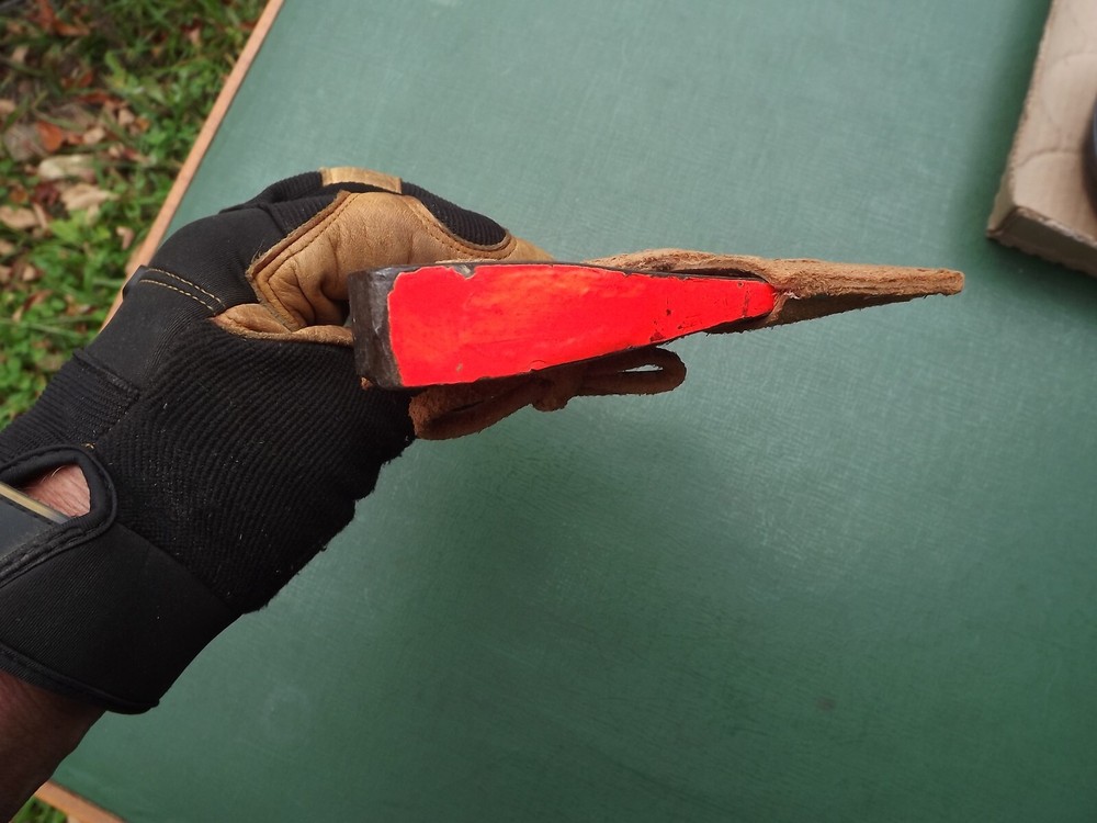 Vintage Small NORLUND Hatchet Axe & Leather Sheath