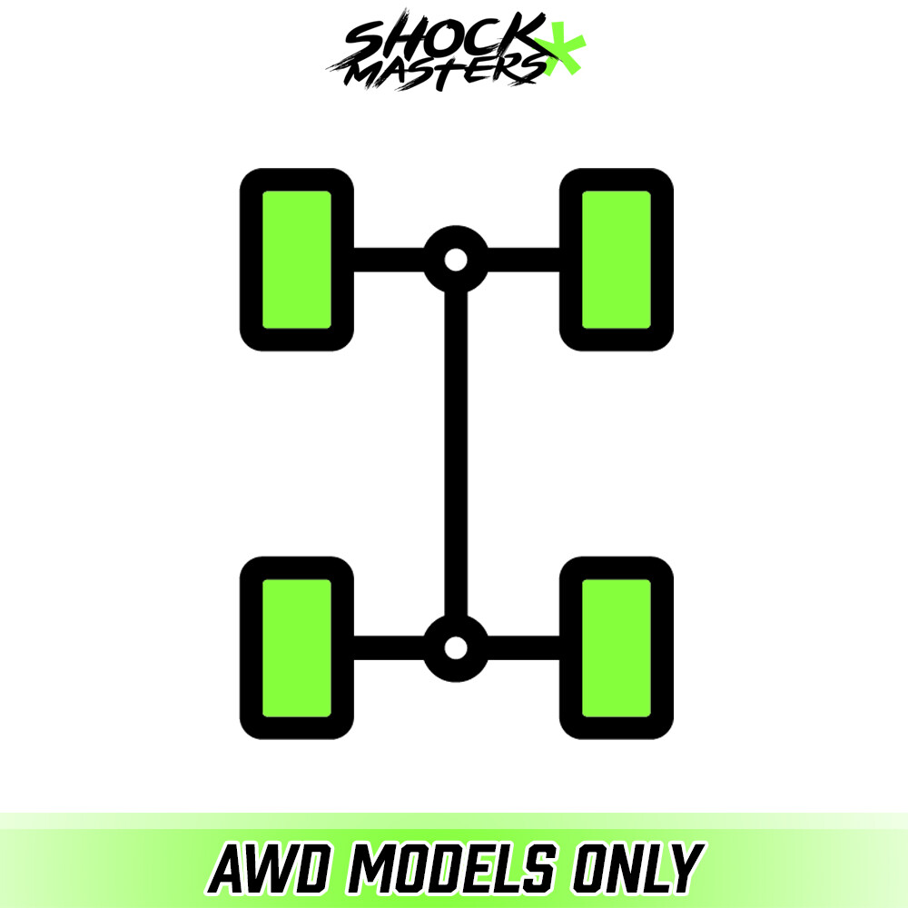 Front Pair Complete Struts & Spring Assemblies for 2010-2016 Mercedes E350 AWD
