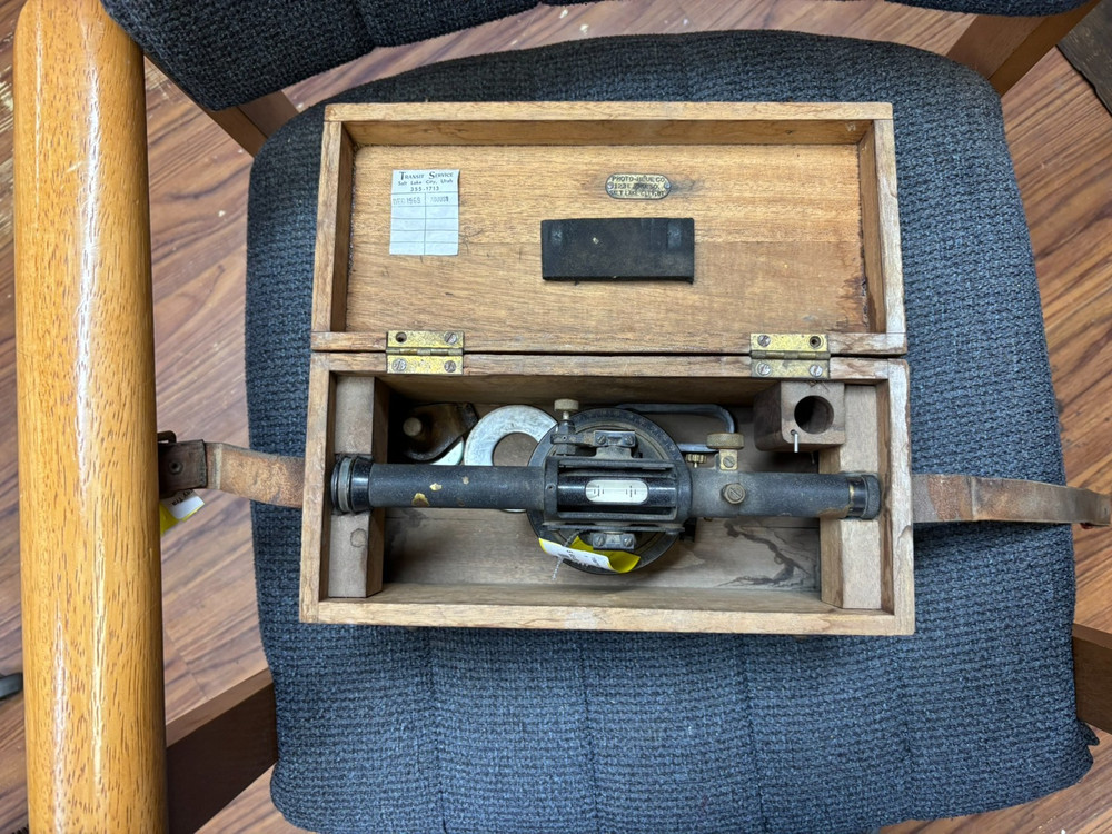 Antique C.L Berger & Sons Survey Transit Solid Brass W Case