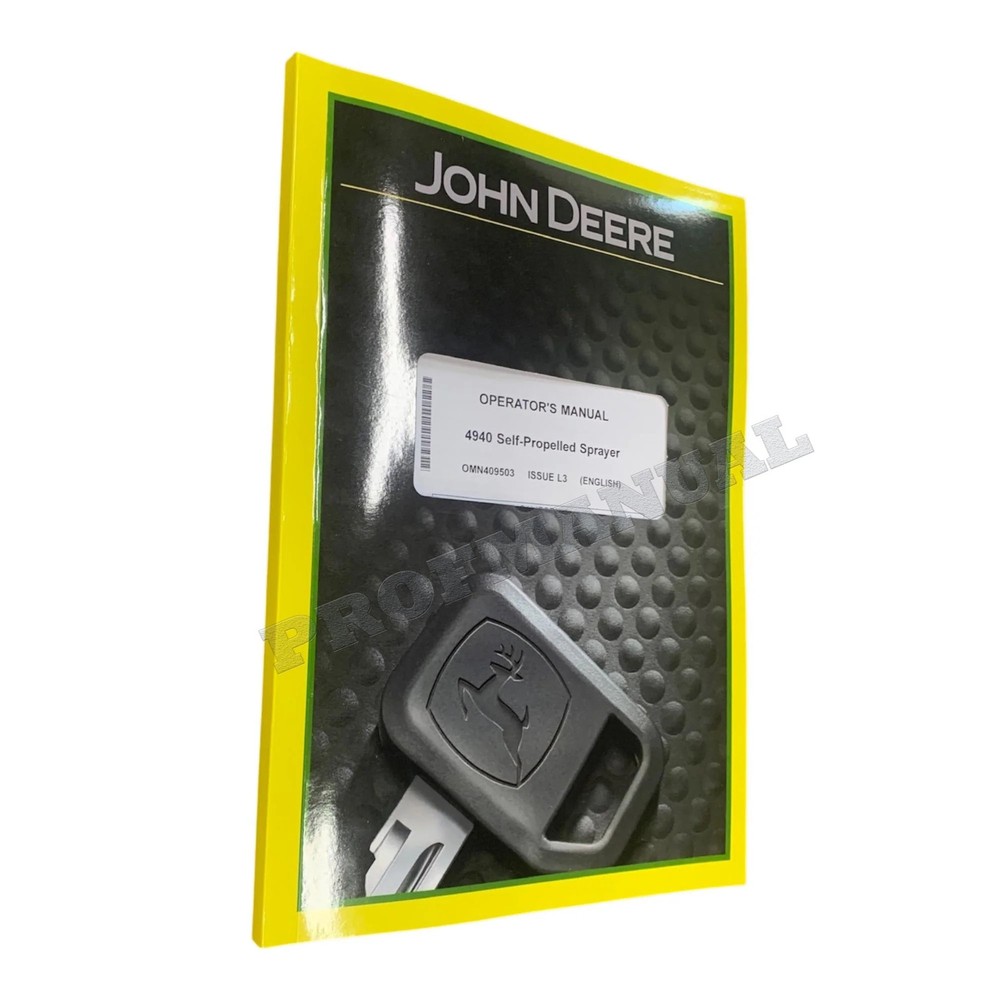 JOHN DEERE 4940 SPRAYER OPERATORS MANUAL #7 +!BONUS!