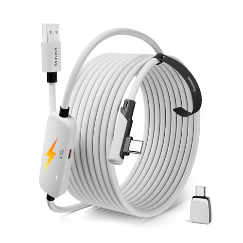 Link Cable with Charging 16FT Compatible with 16FT with adapter White