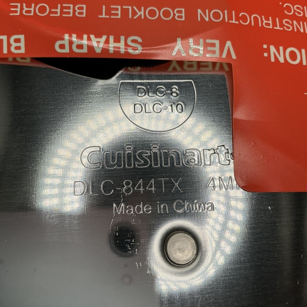 Cuisinart Food Processor Disc Holder with Two New Discs