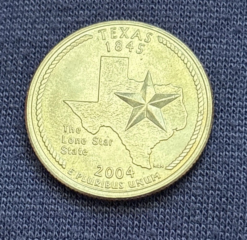 2004 D Texas State Quarter - Circulated