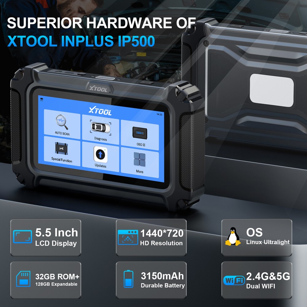 2024 XTOOL IP500 For BMW All System Scan Tool E.CU Coding 23+ Services CAN FD