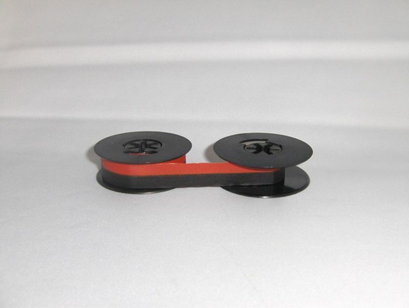 OLIVETTI LETTERA 32 TYPEWRITER RIBBON BLACK/ RED TWIN SPOOLS