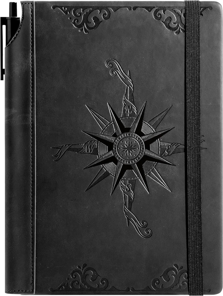 pass Leather Notebook Journal for Men, 100 GSM 288 Pas Lined