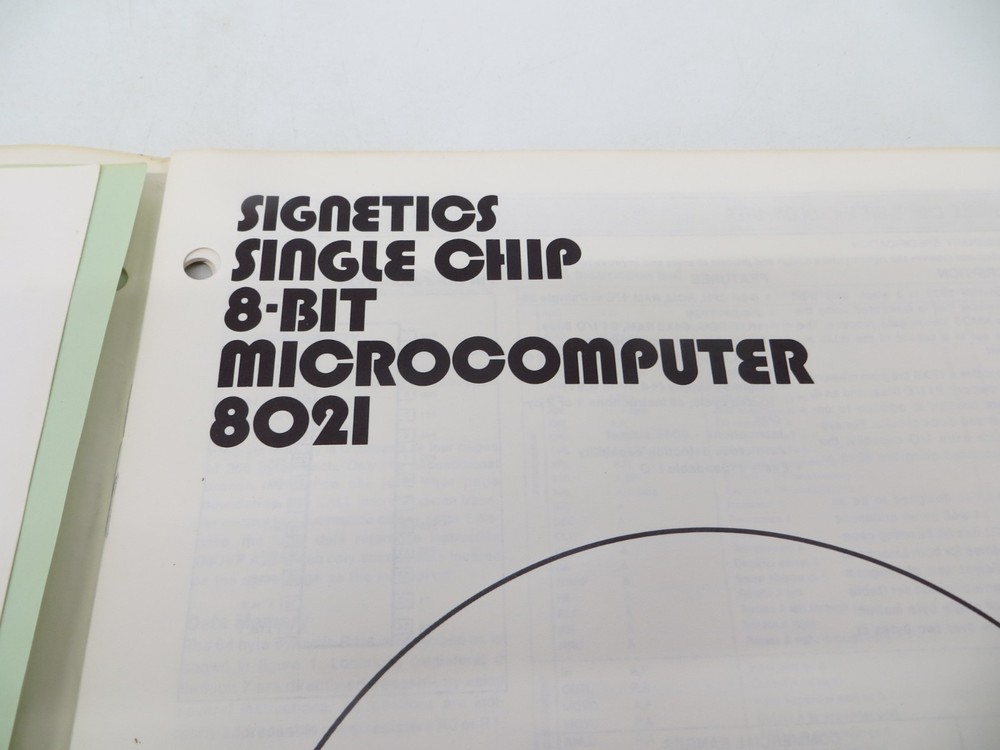 SIGNETICS Application Notes / Product Data Sheets 1978 vtg technology reference