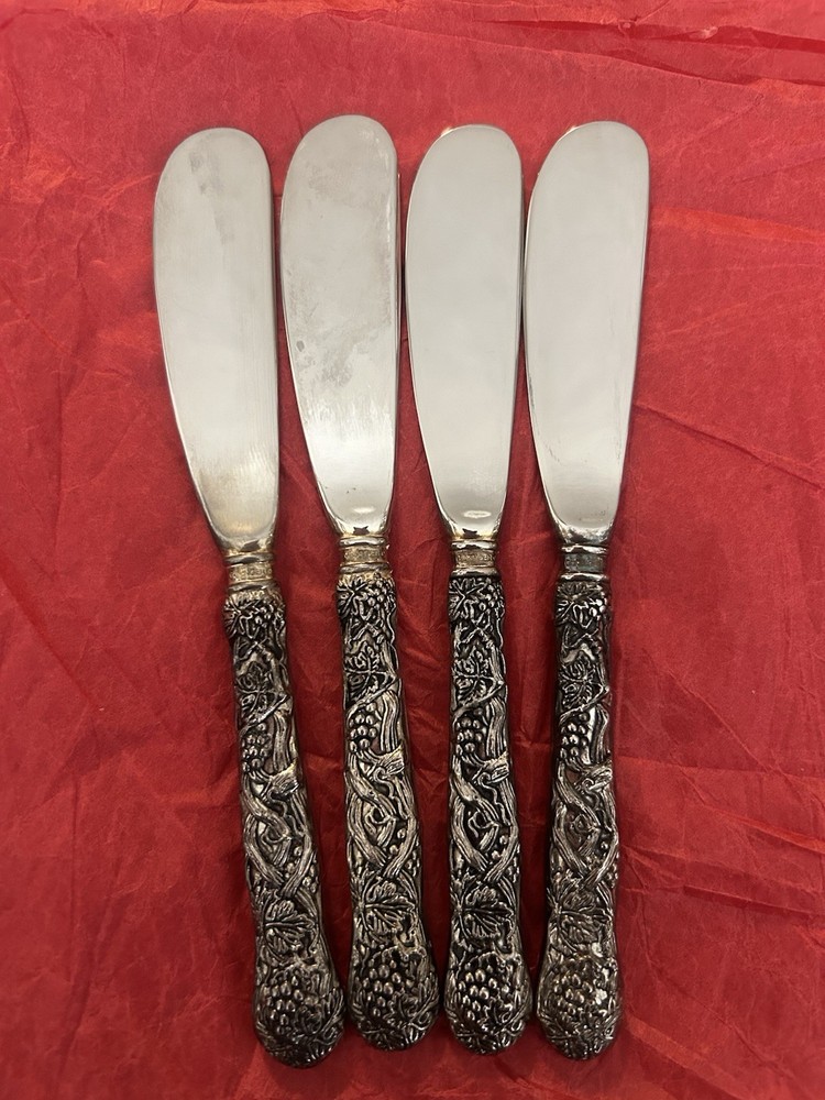 Gondi Get Silver Grapevine Butter Jam  Knife