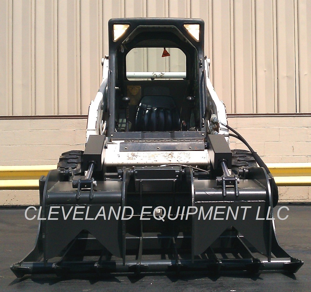 NEW 84" ROOT GRAPPLE ATTACHMENT Skid Steer Loader Rake Brush Wacker Neuson Volvo
