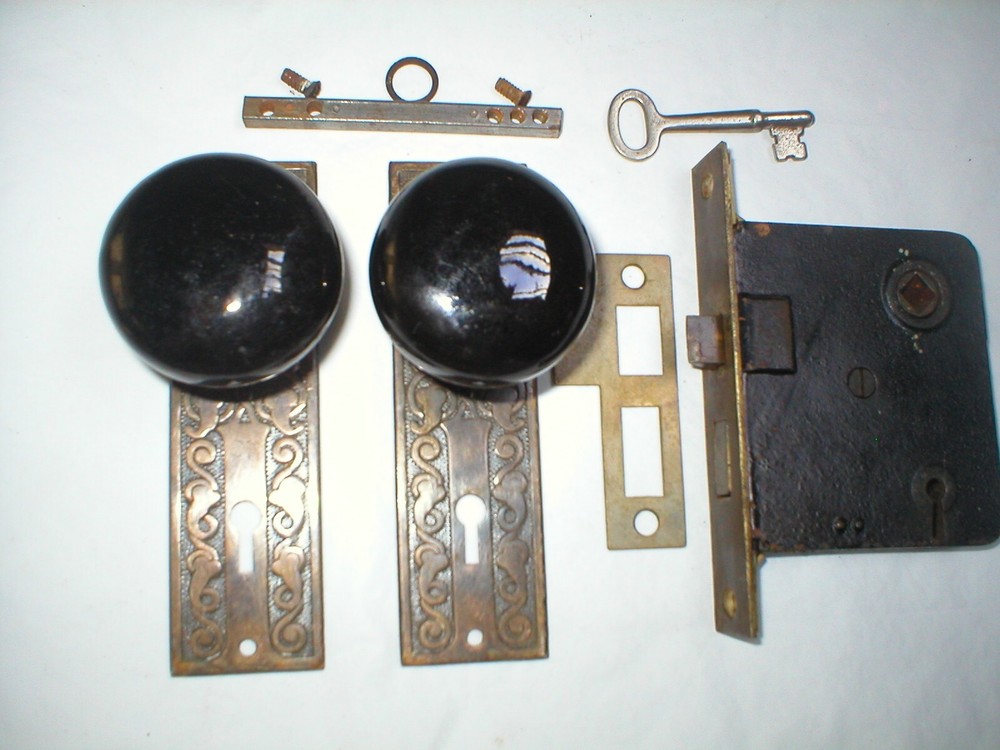 Antique Victorian Era Door Hardware