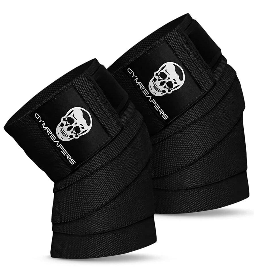 GYMREAPERS KNEE WRAPS 1 NEW Pair- IPF Approved Compression