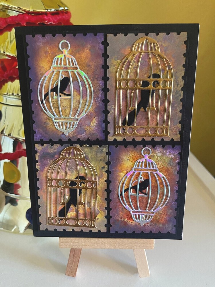 Sizzix Thinlits Bird Cage Cutting Dies Metal Sheets 665039 NEW