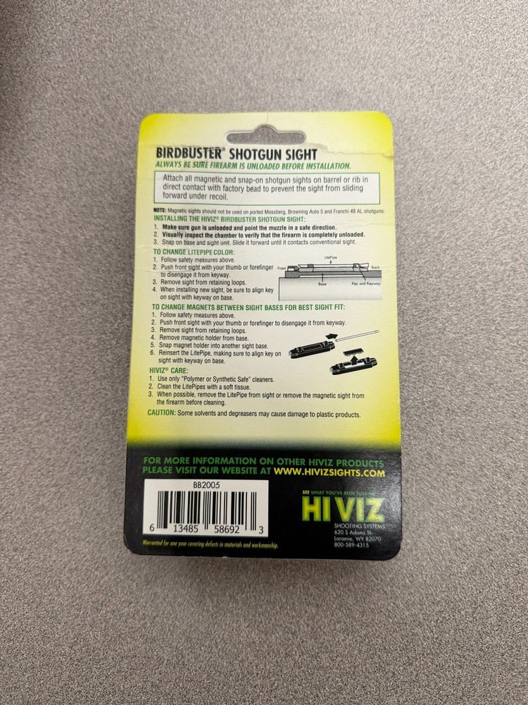 HiViz Shotgun Tri-Viz Combo BB2005