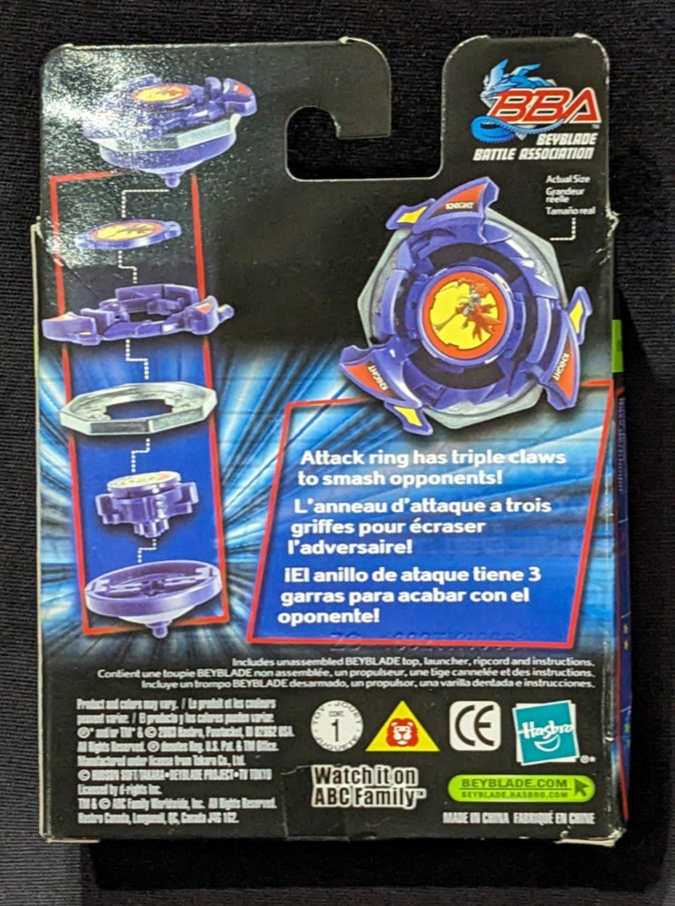 2003 Hasbro Beyblade BBA Knight Dranzer 39 Combination Type - Sealed!