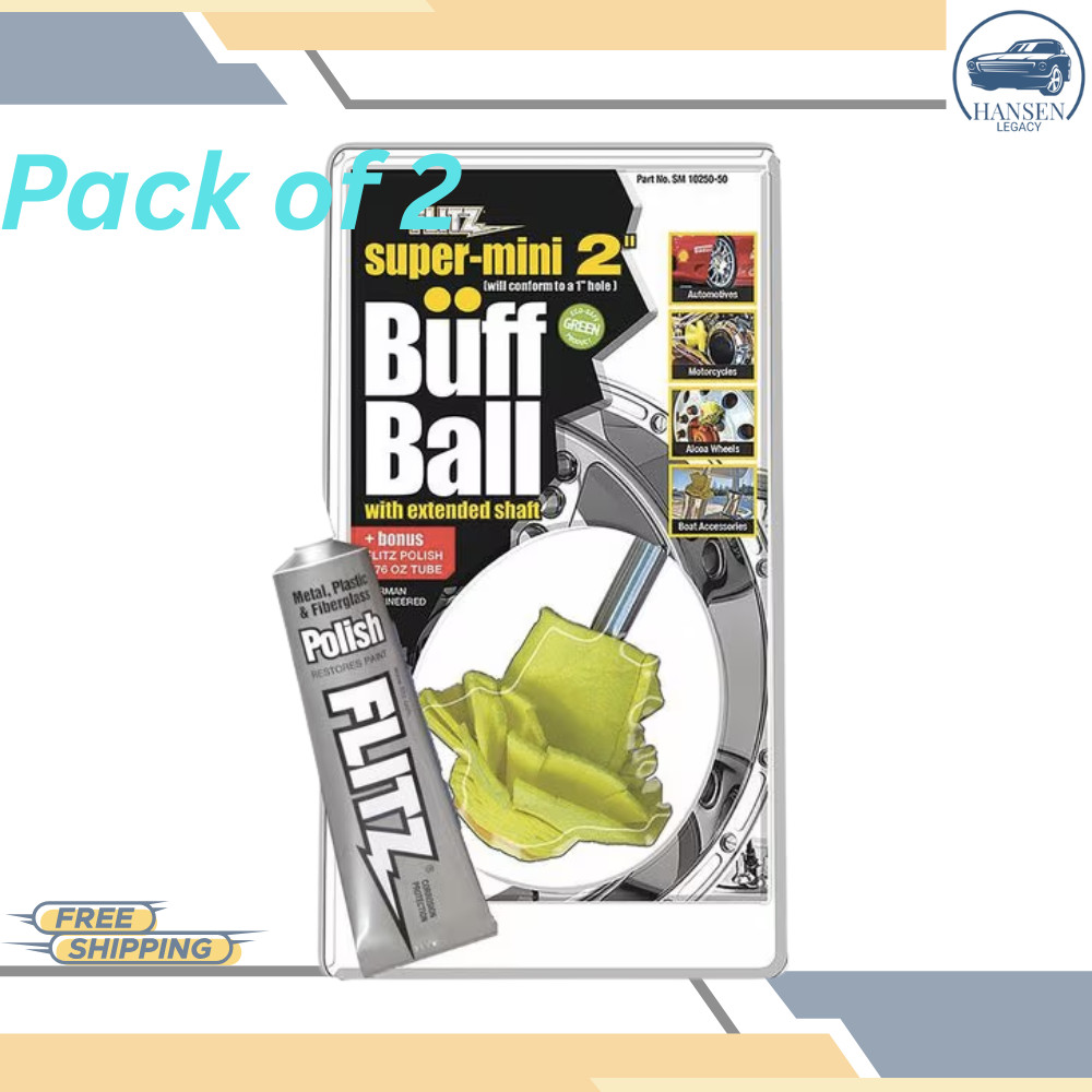 Buffing Ball, Polishing Type, 2" Size FLITZ