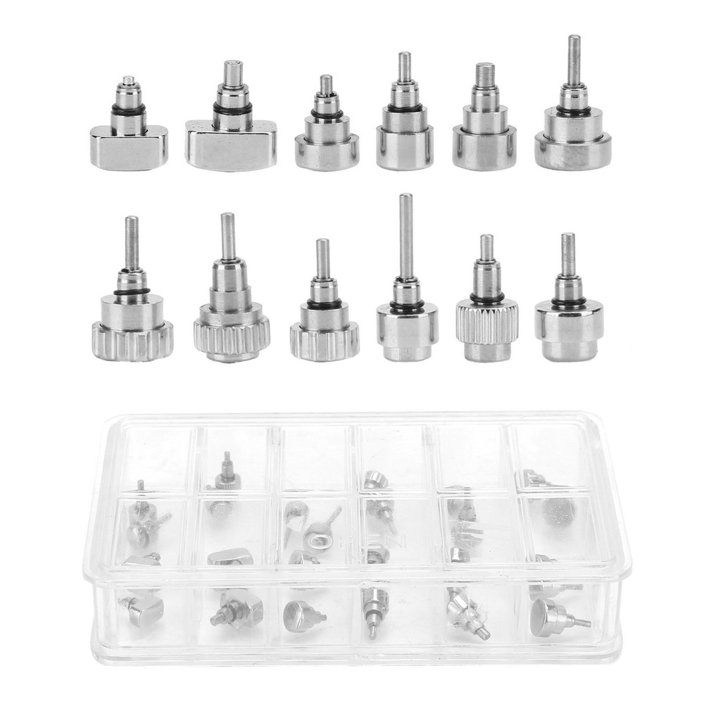 1 Box Watch Button Watch Pusher Press Button Watchmaker Repairing Accessory WT