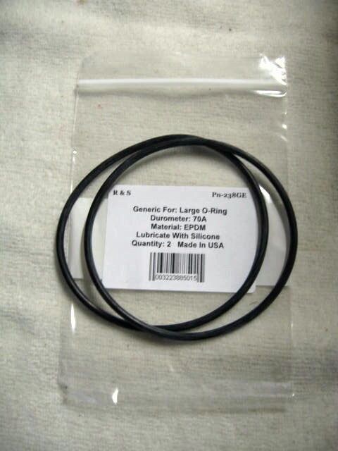 (2) Groco 2-238 Cap O-rings, R&S 238GE /Quality EPDM Material/ ARG1500 To 3000