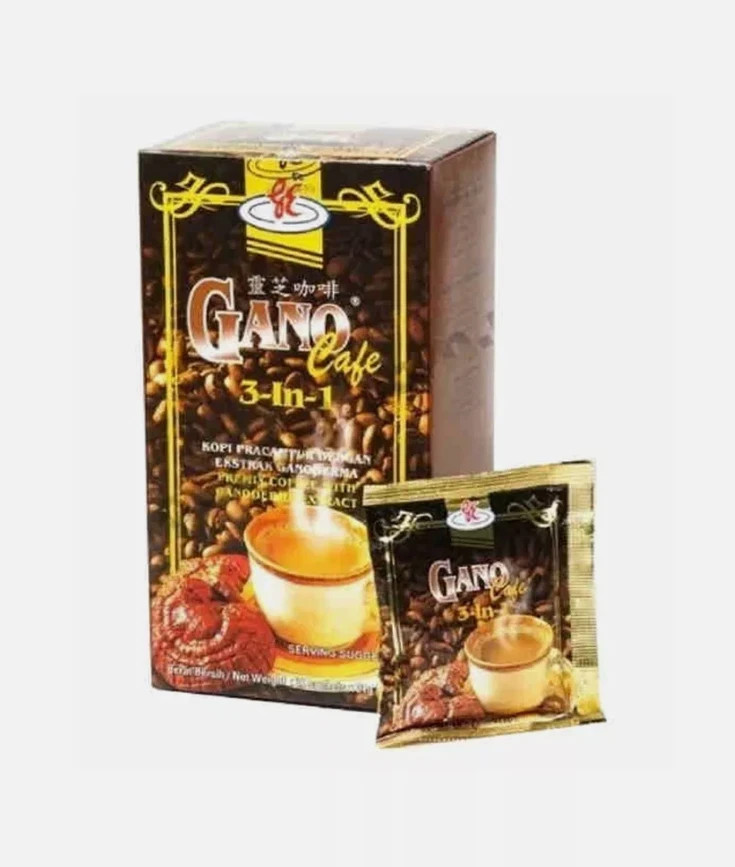 Gano Excel Cafe 3 in 1 Coffee Ganoderma Reishi Halal (20 sachets)