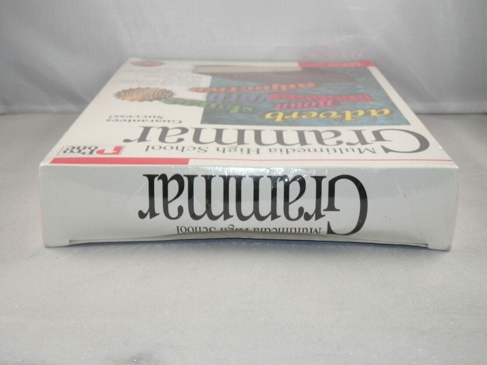 Multimedia High School Grammar (PC 1995 Pro One 2 Disc) Vintage Windows Software