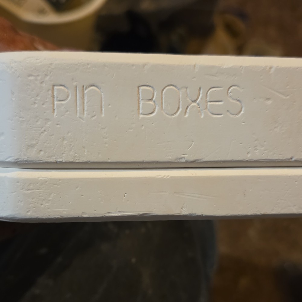 Byron 1915 Pin Boxes Plaster Ceramic Slip Casting Mold, Model 1915