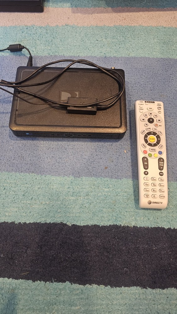 DIRECTV H25 HD RECEIVER **OWNED"" WITH REMOTE, PWR CABLE, RF BLASTER