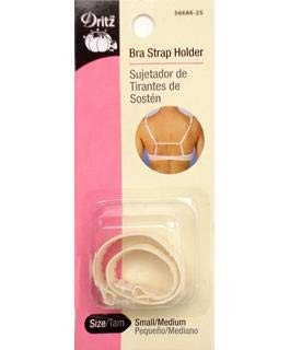 Dritz Bra Strap Holder, Size Small/Medium, Beige