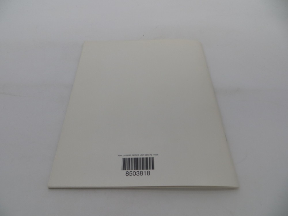 Using Your Gateway PC 1998 User Manual Guide booklet vintage computer book