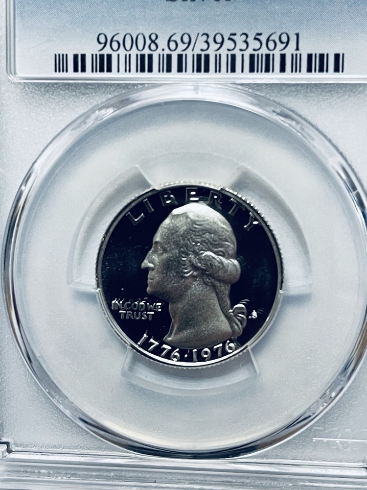 1976-S Washington Quarter Silver PCGS PR69DCAM